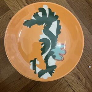 Coton Colors Critter 8'' Salad Plate Sea Horse Set Of 4‎ New